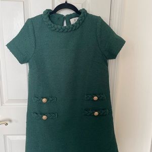Tuckernuck Emerald Green Tweed Jackie Dress